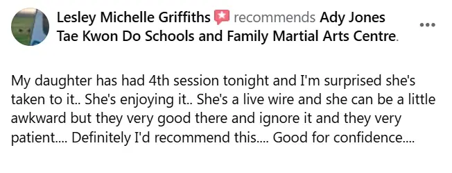 Beginner Martial Arts Classes | Ady Jones TKD Academy Near Me in Acrefair