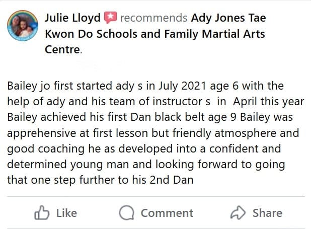 Kids Martial Arts Classes | Ady Jones TDK Academy Near Me in Wrexham